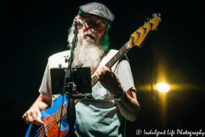 Restless Heart bass player Paul Gregg performing live at Festival on the Trails in Gardner, KS on June 9, 2018.