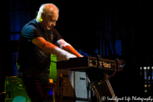 YES founding member and keyboardist Tony Kaye performing live with the band on its 50th anniversary tour at Midland Theatre in Kansas City, MO on June 10, 2018.