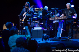 YES band members Jon Davison, Geoff Downes, Jay Schellen and Tony Kaye performing live at Arvest Bank Theatre at The Midland in Kansas City, MO on June 10, 2018.