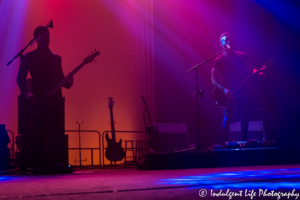 Air Supply bass player Doug Gild and guitarist Aaron Mclain performing live at Ameristar Casino in Kansas City, MO on June 23, 2018.