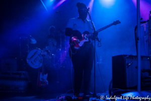 Bass player and drummer for the Jenny Lewis band performing live at The Truman in downtown Kansas City, MO on July 10, 2018.