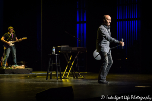 Lee Greenwood performing live with guitarist Matt Basford at Kauffman Center for the Performing Arts in Kansas City, MO on July 1, 2018.