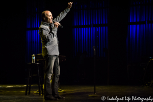 Country music's Lee Greenwood live in concert for Red, White & Bluegrass at Muriel Kauffman Theatre inside of Kauffman Center for the Performing Arts in Kansas City, MO July 1, 2018.