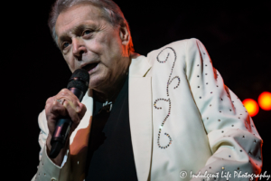 Legendary country music artist Mickey Gilley live in concert at Ameristar Casino Hotel Kansas City on July 13, 2018.