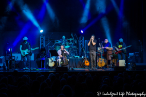 Michael Bacon performing live on the cello with The Bacon Brothers band at VooDoo Lounge in Harrah's North Kansas City Hotel & Casino on July 14, 2018.