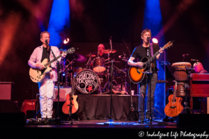 Michael and Kevin Bacon performing live with drummer Frank Vilardi and keyboardist Joe Mennonna at VooDoo Lounge inside of Harrah's North Kansas City Hotel & Casino on July 14, 2018.