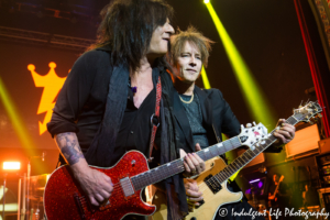 Guitarists Steve Stevens and Billy Morrison live in concert at Uptown Theater in Kansas City, MO on September 21, 2018.