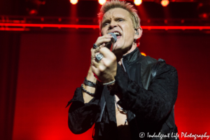 Billy Idol live in concert performing "Flesh for Fantasy" at Uptown Theater in Kansas City, MO on September 21, 2018.
