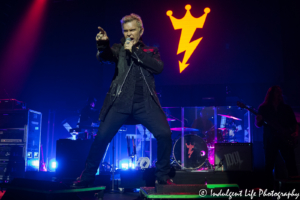 Billy Idol opening the show with "Shock to the System" at Uptown Theater in Kansas City, MO on September 21, 2018.