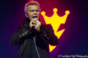 Billy Idol performing "Shock to the System" live at Uptown Theater in Kansas City, MO on September 21, 2018.