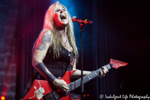 Hard rocker Lita Ford playing at VooDoo Lounge inside of Harrah's Casino in North Kansas City on August 17, 2018.