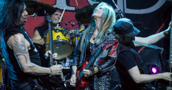 Hard rock guitarist Lita Ford performed live in concert at VooDoo Lounge inside of Harrah's North Kansas City Hotel & Casino on August 17, 2018.