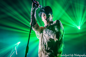 English electro-legend Gary Numan performing live in concert at Madrid Theatre in Kansas City, MO on September 11, 2018.