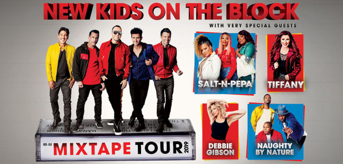 New Kids on the Block brings its "Mixtape" tour with Salt-N-Pepa, Tiffany, Debbie Gibson and Naughty by Nature to Sprint Center in Kansas City, MO on May 7, 2019.