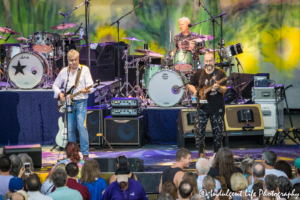 Ringo Starr & His All-Starr Band members Graham Gouldman of 10cc, Gregg Bissonnette of the David Lee Roth Band and Colin Hay of Men at Work live in concert at Starlight Theatre in Kansas City, MO on September 3, 2018.