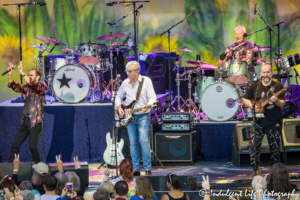 Ringo Starr performing live in concert with His All-Starr Band members Graham Gouldman of 10cc, Gregg Bissonnette of the David Lee Roth Band and Colin Hay of Men at Work at Starlight Theatre in Kansas City, MO on September 3, 2018.
