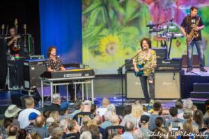 Ringo Starr & His All-Starr Band members Gregg Rolie of Santana plus Steve Lukather and Warren Ham of Toto at Starlight Theatre in Kansas City, MO on September 3, 2018.