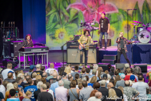 Ringo Starr performing live in concert with His All-Starr Band members Gregg Rolie of Santana plus Steve Lukather and Warren Ham of Toto at Kansas City's Starlight Theatre on September 3, 2018.