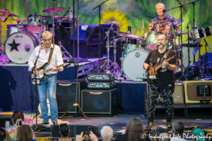 Ringo Starr & His All-Starr Band members Graham Gouldman of 10cc, Gregg Bissonnette of the David Lee Roth Band and Colin Hay of Men at Work performing at Starlight Theatre in Kansas City, MO on September 3, 2018.