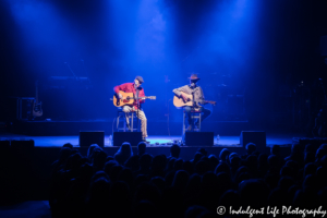 Seated acoustic set with local folk rock icons Michael Brewer & Tom Shipley at Uptown Theater in Kansas City, MO on November 9, 2018.