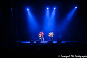 Kansas City's very own folk rock duo Brewer & Shipley entertaining with a live acoustic set at the city's Uptown Theater on November 9, 2018.