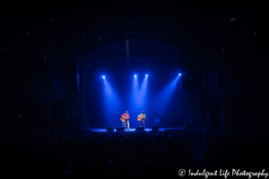 Uptown Theater concert in Kansas City featuring local folk rock icons Michael Brewer & Tom Shipley on November 9, 2018.