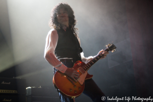 Guitarist Jimmy Sakurai of Jason Bonham's Led Zeppelin Evening performing live at Uptown Theater in Kansas City, MO on November 13, 2018.