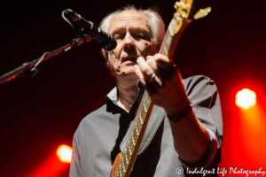 Little River Band frontman and bass guitarist Wayne Nelson performing live at Kansas City's Uptown Theater on November 9, 2018.