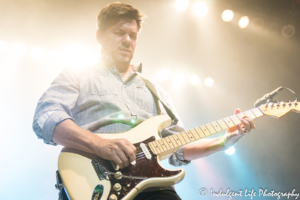 Guitar player Rich Herring of LRB live in concert at Kansas City's Uptown Theater on November 9, 2018.