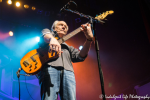 Lead singer and bass player Wayne Nelson of Little River Band live on stage at Uptown Theater in Kansas City, MO on November 9, 2018.