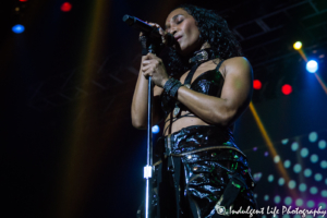 Rozonda Thomas of TLC singing live at Ameristar Casino's Star Pavilion in Kansas City, MO on November 17, 2018.