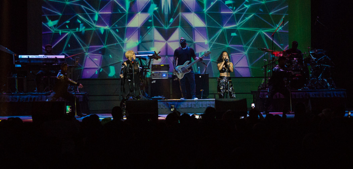 TLC performed live in concert at Star Pavilion inside of Ameristar Casino Hotel Kansas City on November 17, 2018.