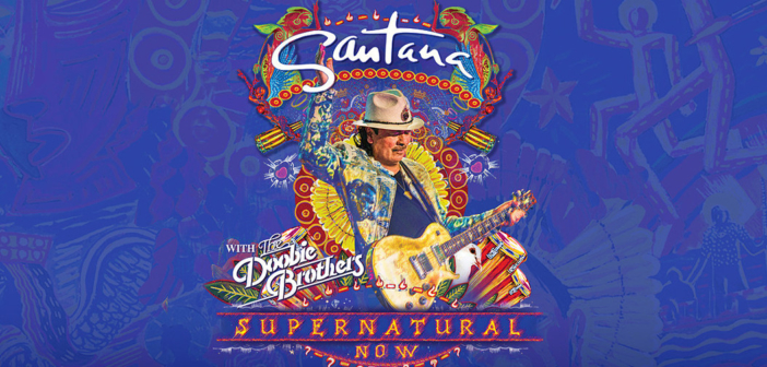 Santana brings his "Supernatural Now" tour with The Doobie Brothers to Sprint Center in Kansas City, MO on July 11, 2019.