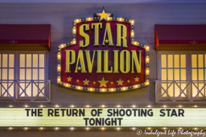 Star Pavilion marquee at Ameristar Casino Hotel Kansas City featuring the return of our very own Shooting Star on January 19, 2019.