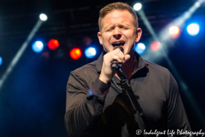 Lead singer Todd Pettygrove of Shooting live concert at Ameristar Casino Hotel Kansas City on January 19, 2019.