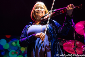 Violinist Janet Jameson of Shooting Star live in concert at Ameristar Casino Hotel Kansas City on January 19, 2019.