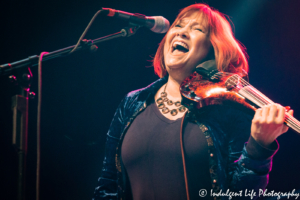 Shooting Star violinist Janet Jameson performing live in concert at Ameristar Casino's Star Pavilion in Kansas City, MO on January 19, 2019.