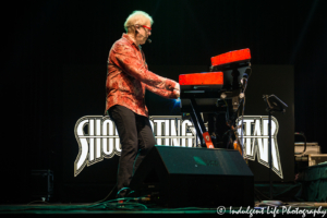 Shooting Star's Dennis Laffoon playing the keyboards at Ameristar Casino's Star Pavilion in Kansas City, MO on January 19, 2019.