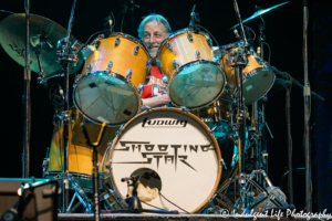 Founding member and drummer Steve Thomas of Shooting Star performing live at Ameristar Casino Hotel Kansas City on January 19, 2019.