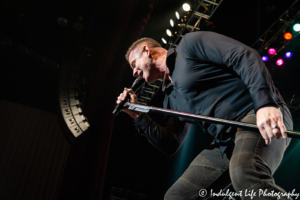 Lead vocalist Todd Pettygrove of Shooting Star live in concert at Ameristar Casino in Kansas City, MO on January 19, 2019.