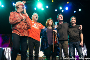 Shooting Star taking a bow and posing for pictures after the band's encore at Ameristar Casino in Kansas City, MO on January 19, 2019.