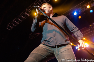 Shooting Star lead vocalist Todd Pettygrove singing live at Ameristar Casino's Star Pavilion in Kansas City, MO on January 19, 2019.