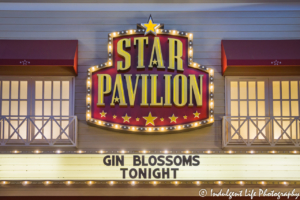 Star Pavilion marquee at Ameristar Casino in Kansas City, MO featuring the Gin Blossoms on January 25, 2018.