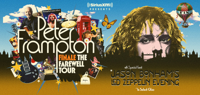 Peter Frampton brings his farewell tour to Starlight Theatre in Kansas City, MO with Jason Bonham's Led Zeppelin Evening on August 5, 2019.