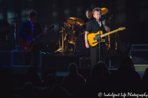 John Mellencamp performing together with guitarist Andy York and drummer Dane Clark at Arvest Bank Theatre at The Midland in downtown Kansas City, MO on March 14, 2019.