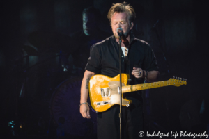 John Mellencamp live in concert with drummer Dane Clark at Arvest Bank Theatre at The Midland in downtown Kansas City, MO on March 14, 2019.
