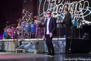 Chicago lead vocalist Neil Donell performing live at Starlight Theatre in Kansas City, MO on May 19, 2019.