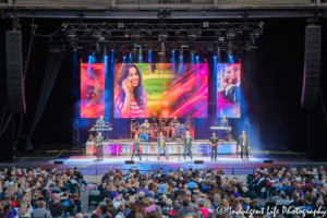 Soft rock band Chicago performing live in concert at Starlight Theatre in Kansas City, MO on May 19, 2019.