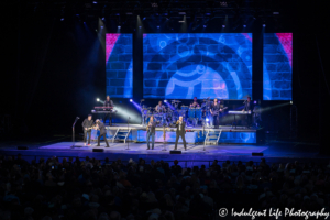 Starlight Theatre in Kansas City, MO featuring soft rock group Chicago performing live on May 19, 2019.