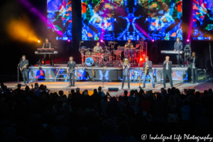 Live concert performance with jazz rock band Chicago at Kansas City's Starlight Theatre on May 19, 2019.